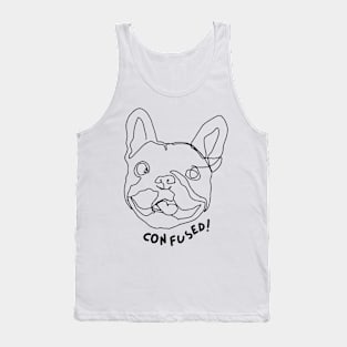 Dog Saying Confused Brafdesign Tank Top